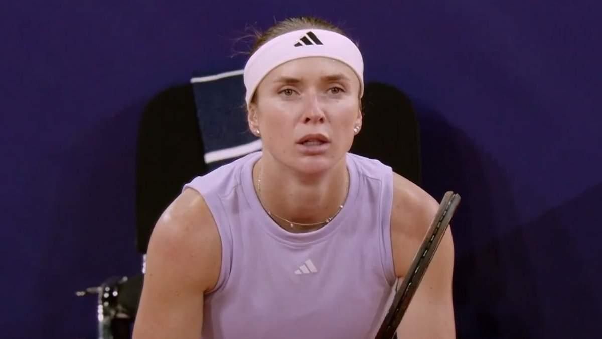 Еліна Світоліна / Скриншот із трансляції