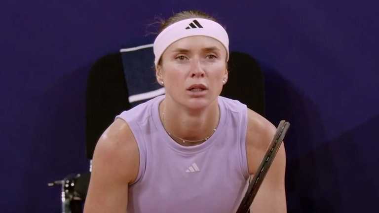 Еліна Світоліна / Скриншот із трансляції Еліна Світоліна / Скриншот із трансляції