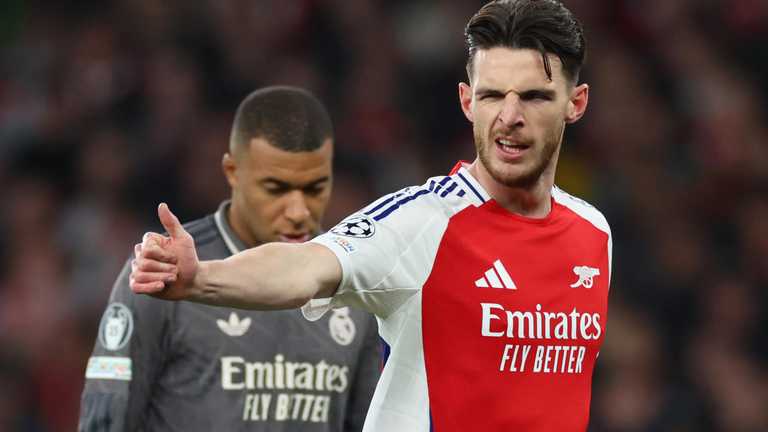 Килиан Мбаппе и Деклан Райс / Photo by Marc Atkins/Getty Images Килиан Мбаппе и Деклан Райс / Photo by Marc Atkins/Getty Images