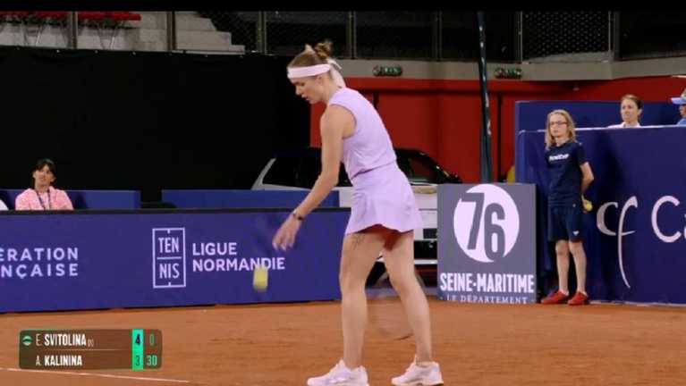 Еліна Світоліна / Скріншот з трансляції