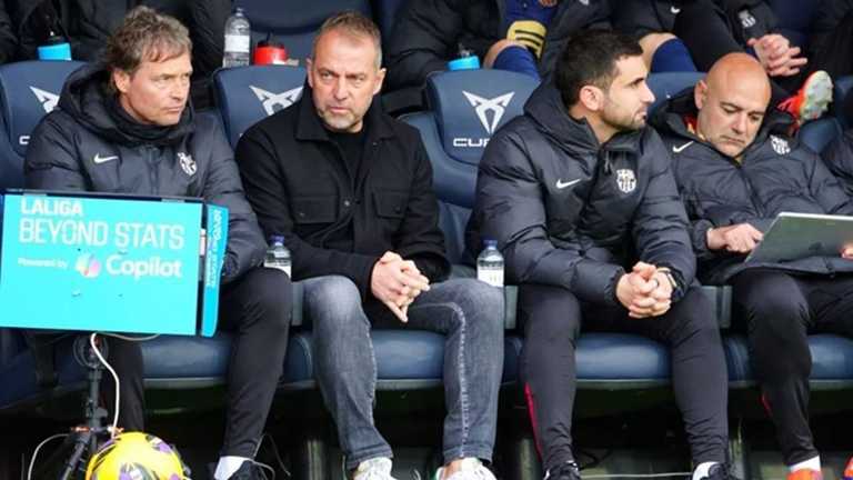 Гансі Флік з помічниками / фото: офіційний сайт Ла Ліги Гансі Флік з помічниками / фото: офіційний сайт Ла Ліги