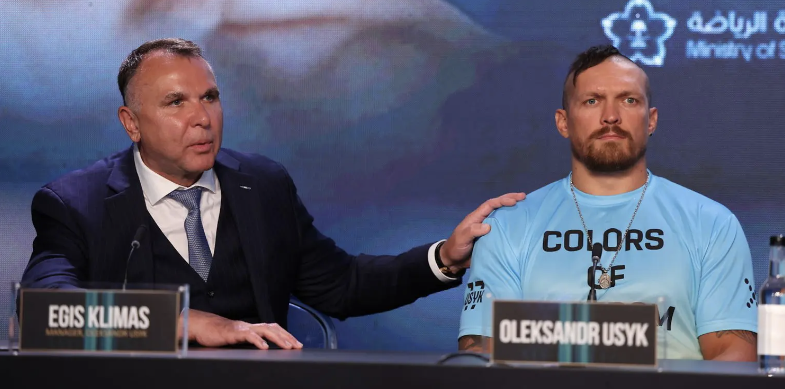 Егіс Клімас і Олександр Усик / Фото Ready to fight