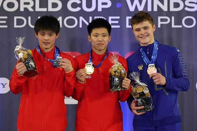 Олексій Середа (праворуч) / Федерація стрибків у воду України Олексій Середа (праворуч) / Федерація стрибків у воду України