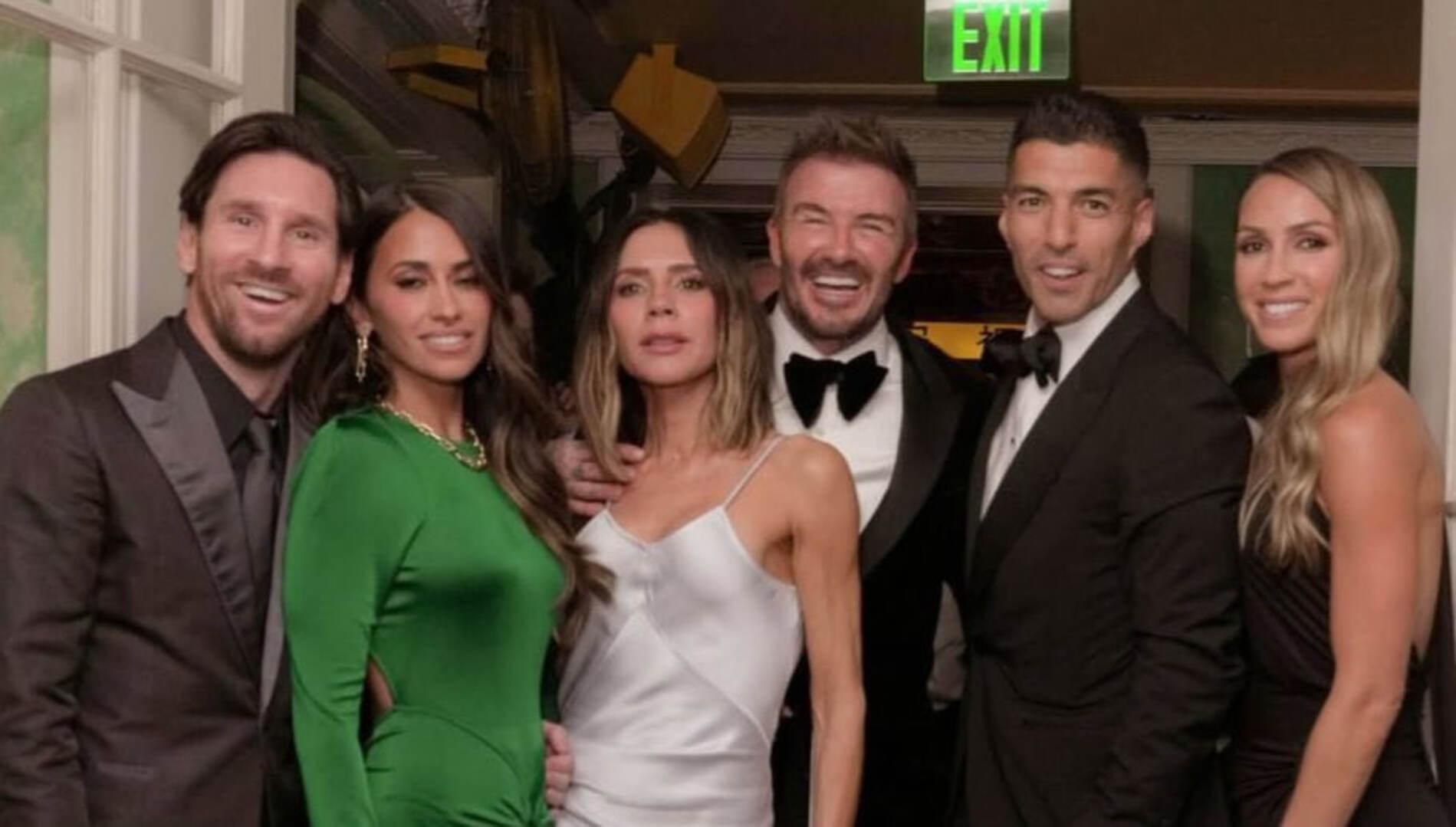 Мессі з дружиною на вечірці Девіда Бекхема / Фото з соцмереж