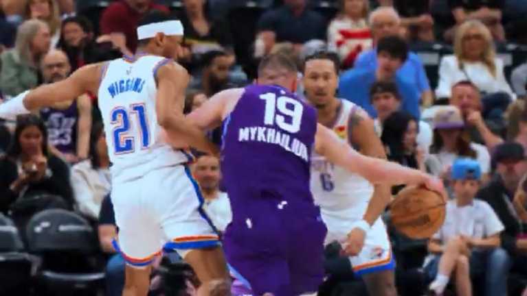 Михайлюк набрав 27 очок / Скріншот з відео Михайлюк набрав 27 очок / Скріншот з відео