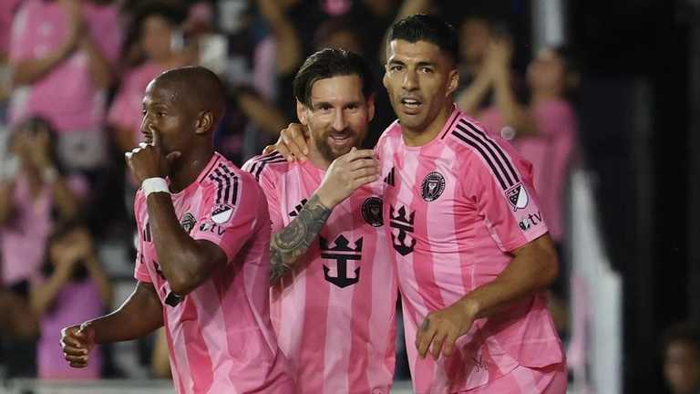 Лео Мессі та Луїс Суарес / фото: Leonardo Fernandez/Getty Images Лео Мессі та Луїс Суарес / фото: Leonardo Fernandez/Getty Images