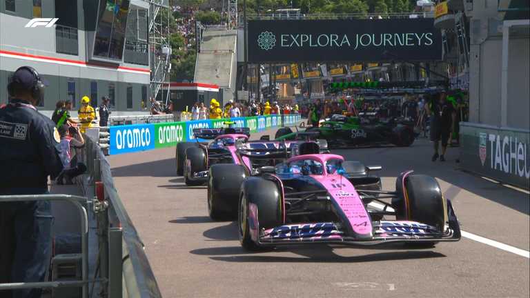 Кваліфікація Гран-прі Монако / Скріншот з відео Кваліфікація Гран-прі Монако / Скріншот з відео