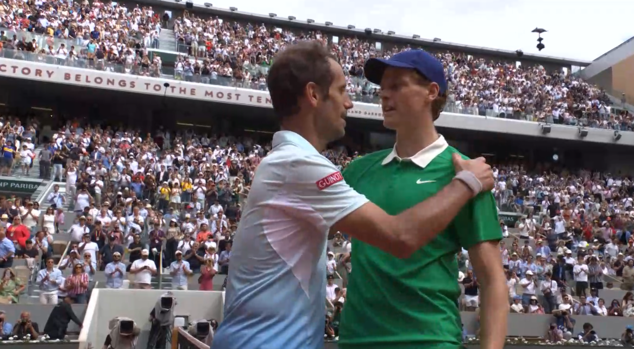 Ришар Гаске и Янник Синнер / Скриншот