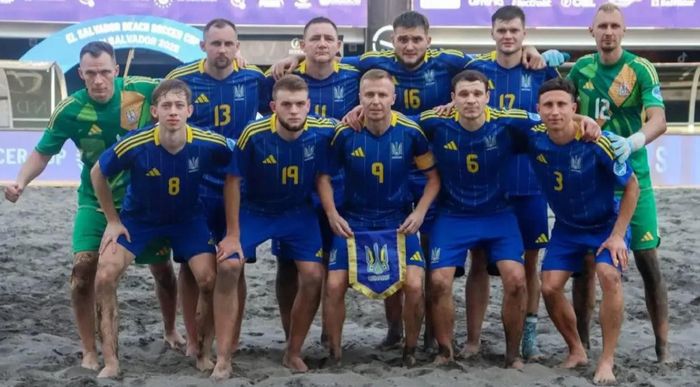 Сборная Украины разорвала Грузию в Евролиге-2025 по пляжному футболу