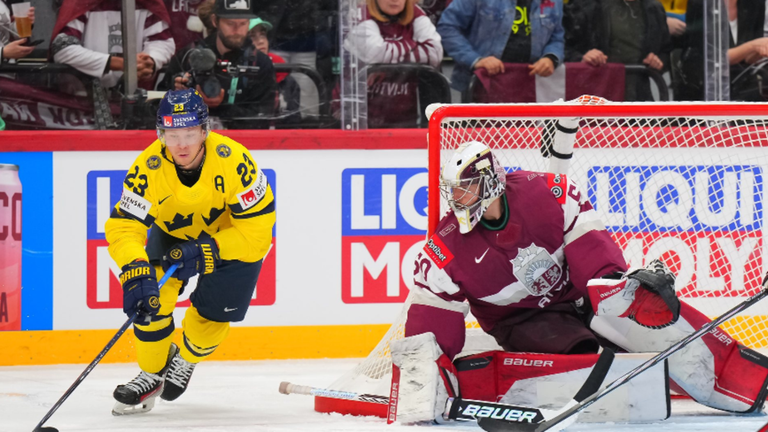Латвия – Швеция – 0:6 / Фото IIHF Латвия – Швеция – 0:6 / Фото IIHF