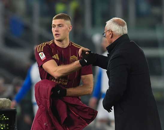 Артем Довбик та Клаудіо Раньєрі / Фото Silvia Lore/Getty Images