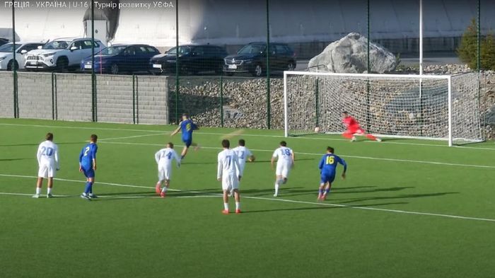 Україна U-16 поступилася Греції на Турнірі розвитку УЄФА – забила на старті, але пропустила двічі за хвилину
