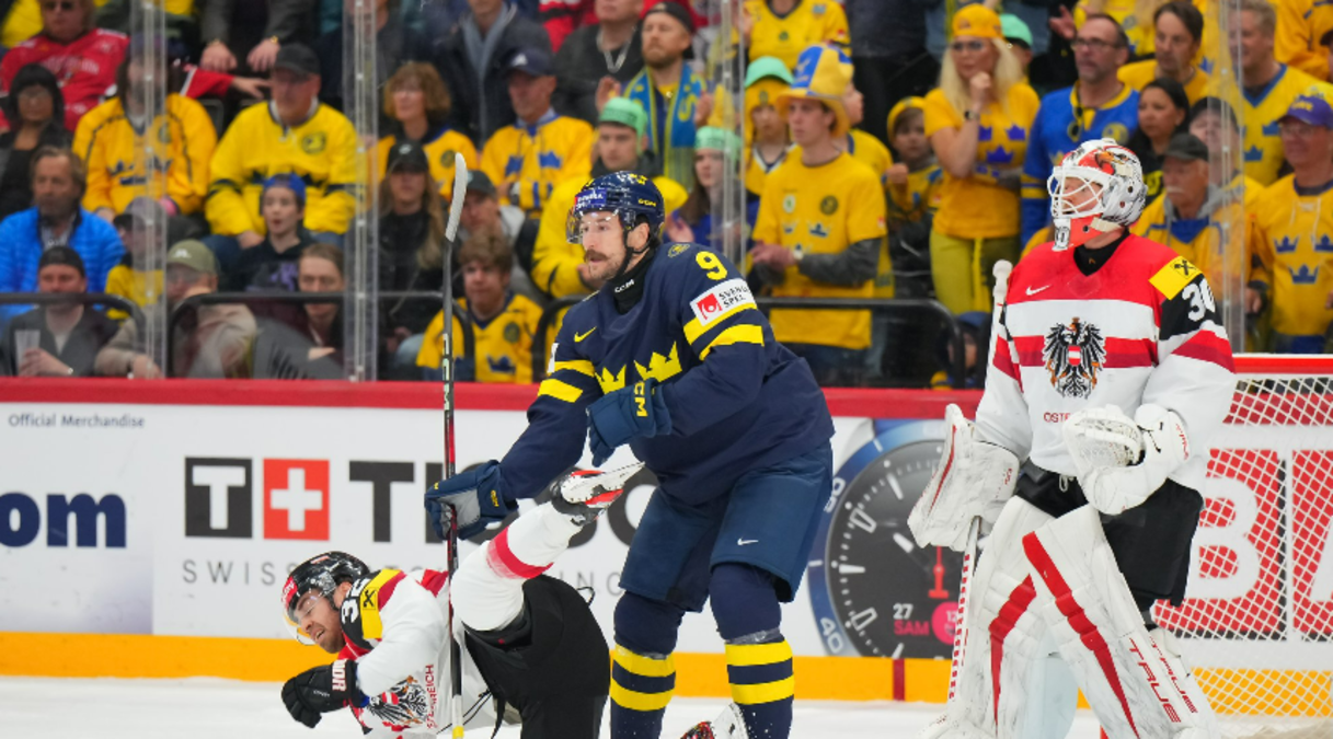 Швеція – Австрія – 4:2 / Фото IIHF Швеція – Австрія – 4:2 / Фото IIHF