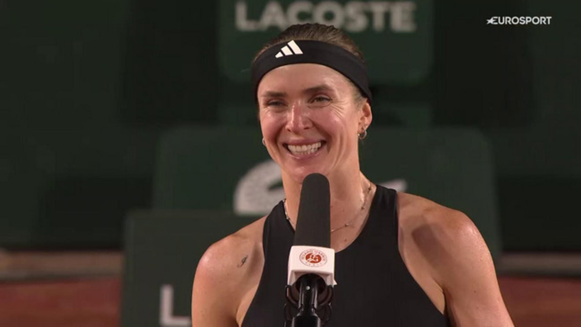 Элина Свитолина / Скриншот с трансляции
