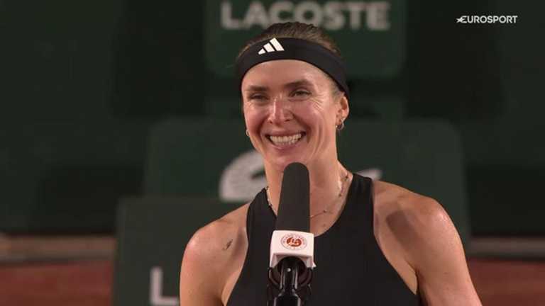 Еліна Світоліна / Скриншот із трансляції Еліна Світоліна / Скриншот із трансляції