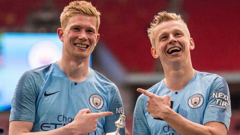 Зінченко і де Брюйне / Getty images 