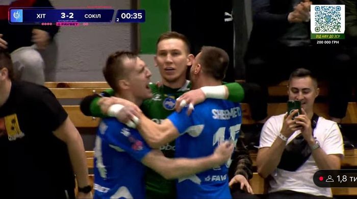 ЧУ з футзалу: ХІТ вдруге обіграв Сокіл у півфіналі – воротар-рекордсмен Сухов забив 15-й м'яч