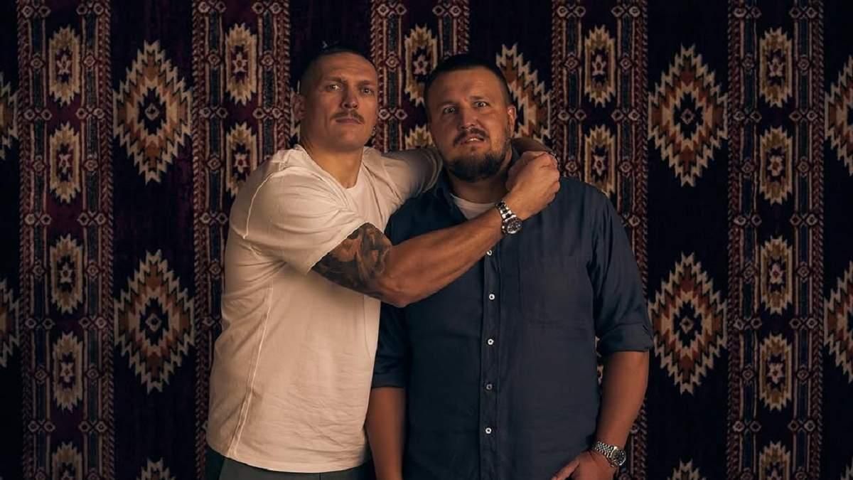 Александр Усик с Красюком / Фото из соцсетей