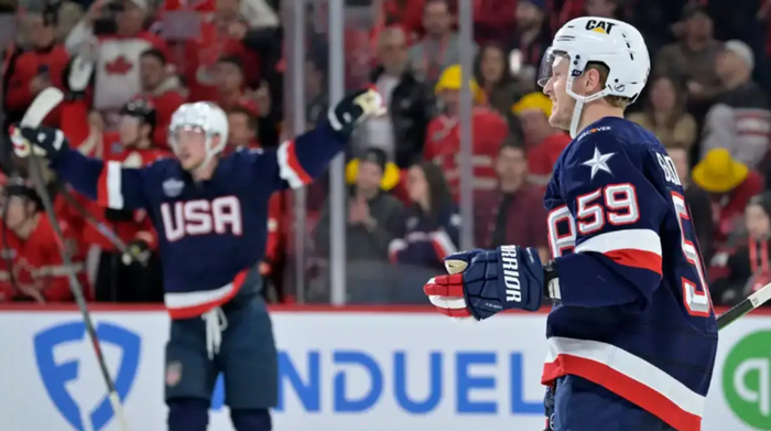 Сборная США впервые за 65 лет стала чемпионом мира по хоккею, обыграв Швейцарию в финале