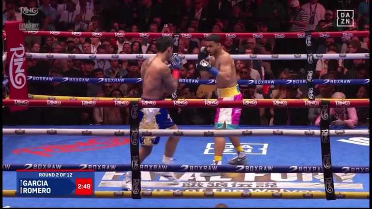 Райан Гарсия – Роландо Ромеро / Скриншот Райан Гарсия – Роландо Ромеро / Скриншот