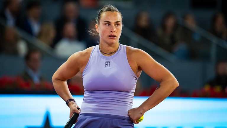 Аріна Соболенко в матчі проти Марти Костюк Photo by Robert Prange/Getty Images Аріна Соболенко в матчі проти Марти Костюк Photo by Robert Prange/Getty Images