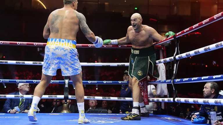 Александр Усик и Тайсон Фьюри / Getty Images Александр Усик и Тайсон Фьюри / Getty Images