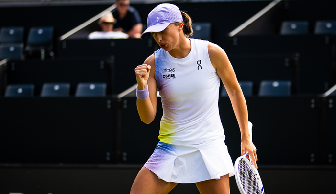 Історична перемога Свьонтек над 4 ракеткою світу – відеоогляд півфіналу турніру в Бад-Гомбурзі