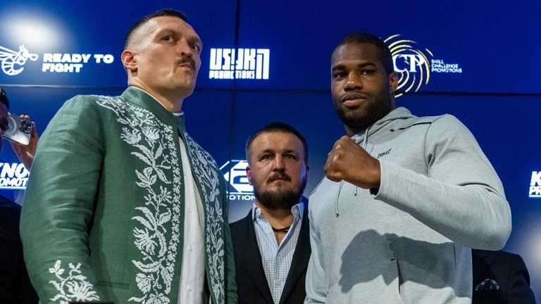 Усик і Дюбуа / Фото Getty Image