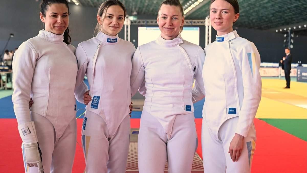 Шпажистки жіночої збірної України / фото: European Fencing Confederation 