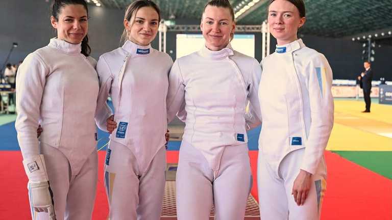Шпажистки жіночої збірної України / фото: European Fencing Confederation 