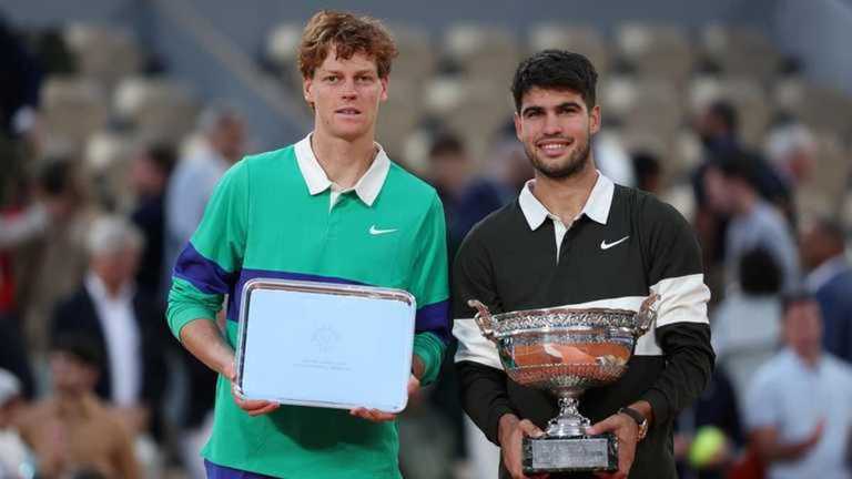 Яннік Сіннер та Карлос Алькарас / Getty Images Яннік Сіннер та Карлос Алькарас / Getty Images