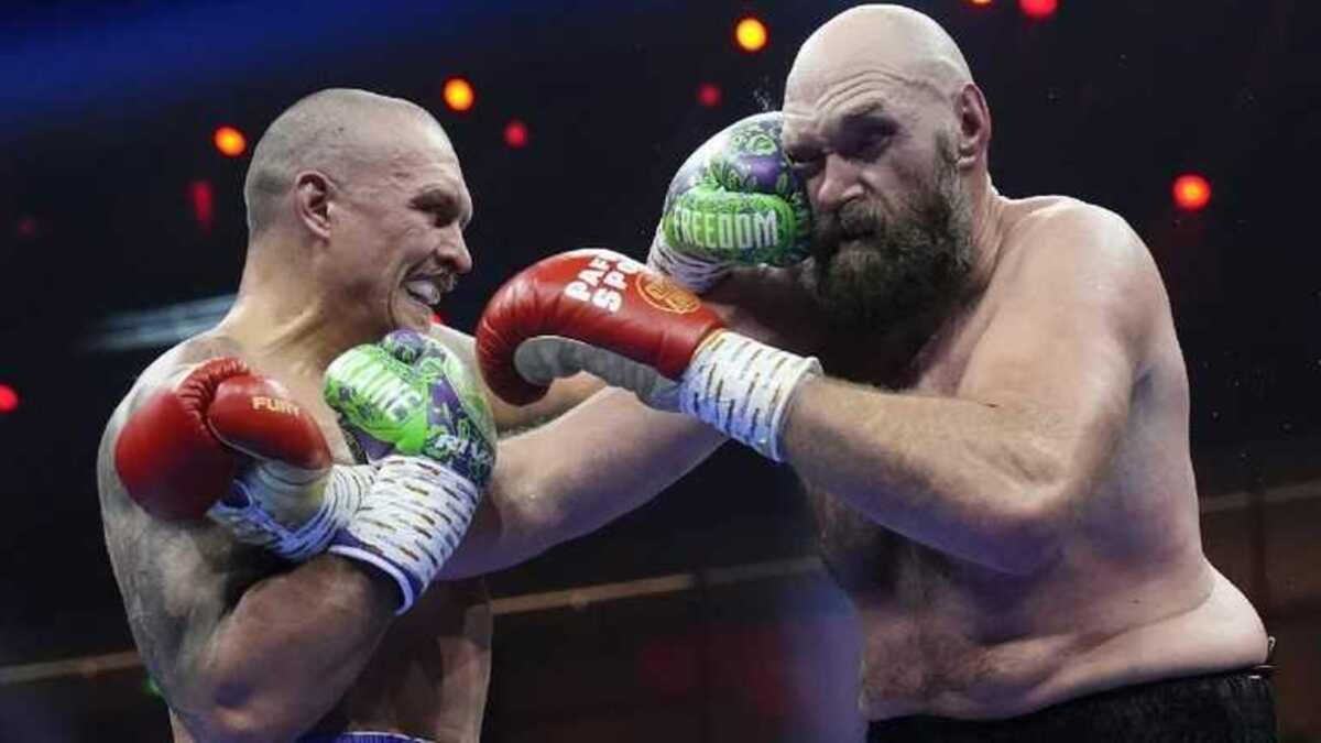 Александр Усик против Тайсона Фьюри / Фото Getty Images Александр Усик против Тайсона Фьюри / Фото Getty Images