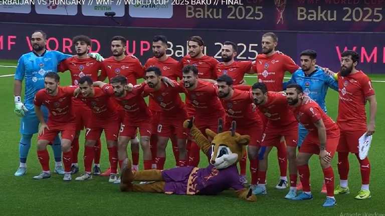 Збірна Азербайджану з міні-футболу / Скріншот з відео Збірна Азербайджану з міні-футболу / Скріншот з відео