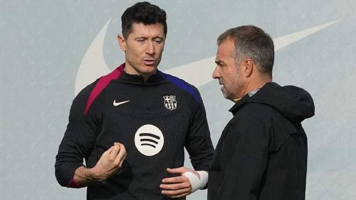 Лєвандовскі та Флік / EFE 