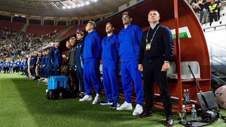 Трененрський штаб збірної України / Фото Дана Балашова Трененрський штаб збірної України / Фото Дана Балашова