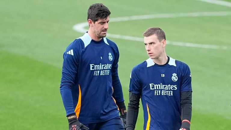 Тибо Куртуа и Андрей Лунин / фото: By Oscar J. Barroso/Europa Press via Getty Images Тибо Куртуа и Андрей Лунин / фото: By Oscar J. Barroso/Europa Press via Getty Images