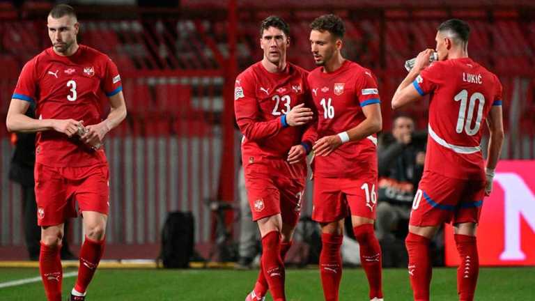 Гравці збірної Сербії / ANDREJ ISAKOVIC/AFP via Getty Images Гравці збірної Сербії / ANDREJ ISAKOVIC/AFP via Getty Images