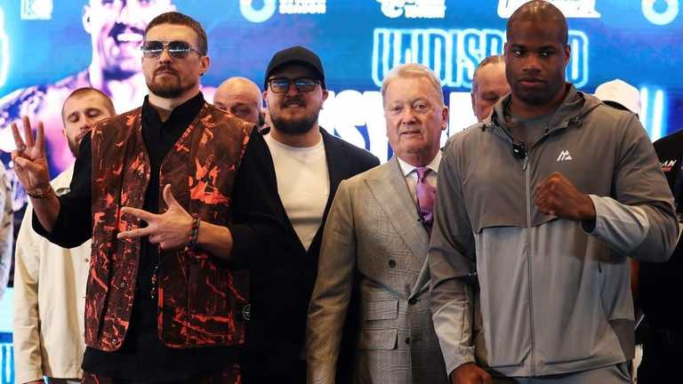 Александр Усик и Даниэль Дюбуа / Фото Getty images