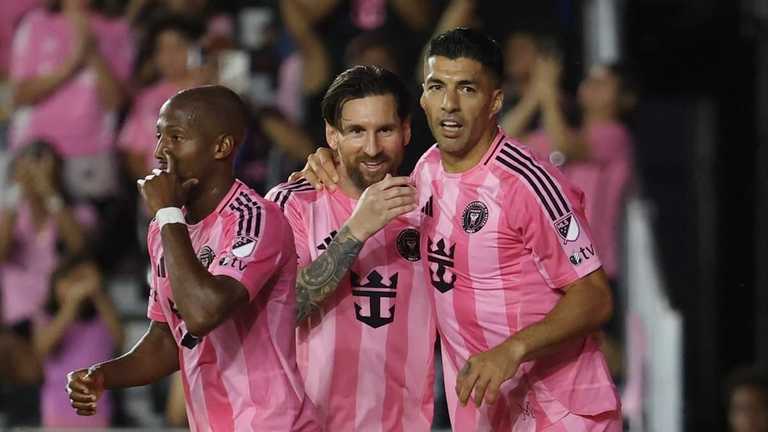 Лео Мессі та Луїс Суарес / фото: Leonardo Fernandez/Getty Images