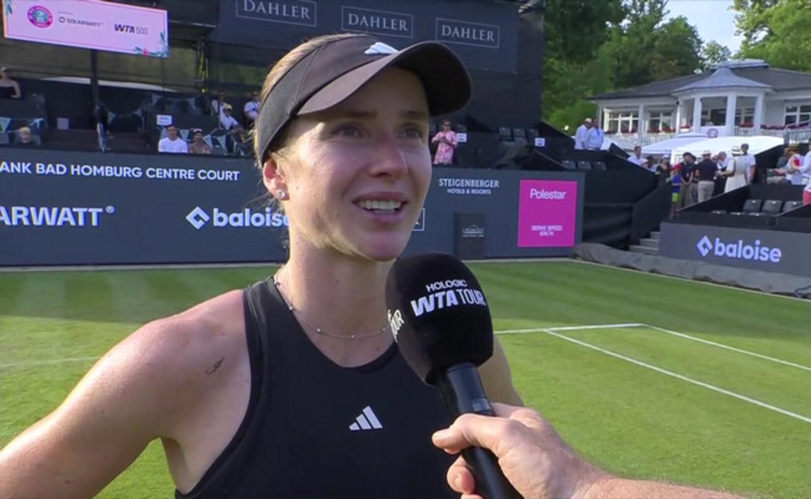 Еліна Світоліна / Скриншот із трансляції Еліна Світоліна / Скриншот із трансляції