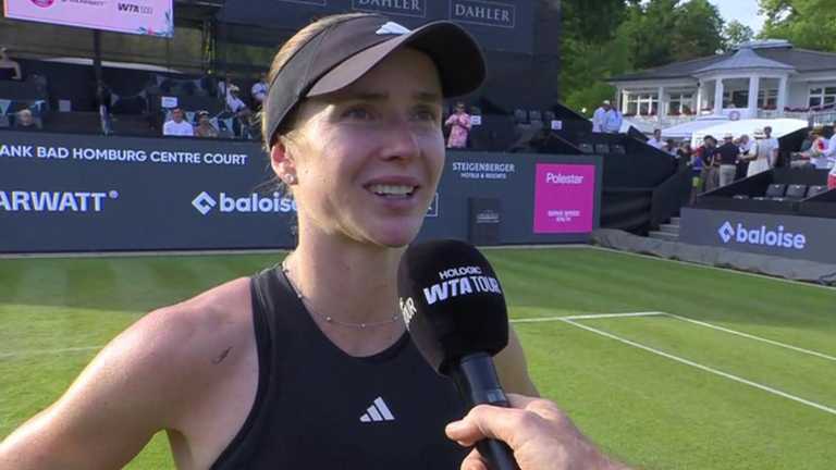 Еліна Світоліна / Скриншот із трансляції Еліна Світоліна / Скриншот із трансляції