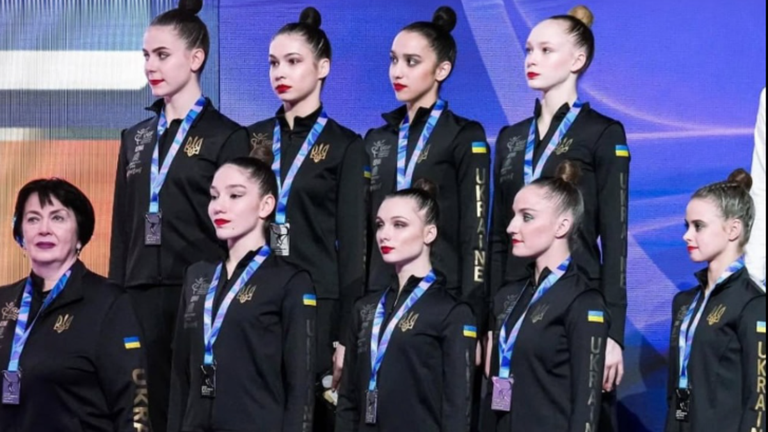 Збірна України з художньої гімнастики / Фото НОК Збірна України з художньої гімнастики / Фото НОК