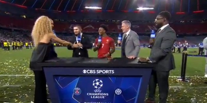 Российский экс-чемпион UFC зашкварился после финала ЛЧ – пожал руки всем экспертам кроме звездной ведущей