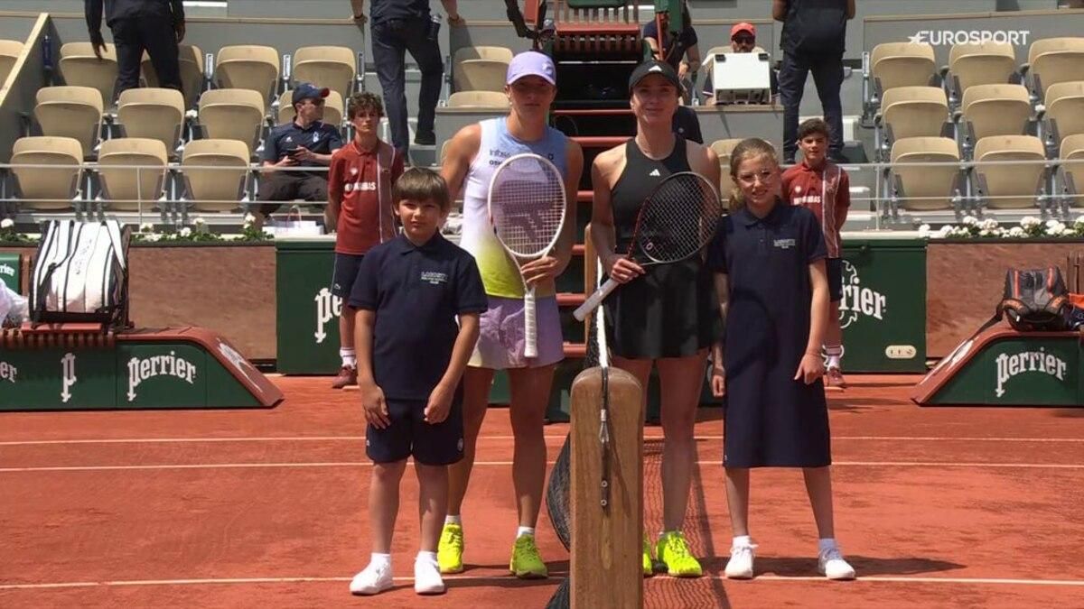 Свьонтек і Світоліна / Скріншот