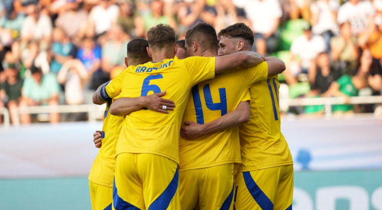 Игроки сборной Украины / Фото Андрея Ющака