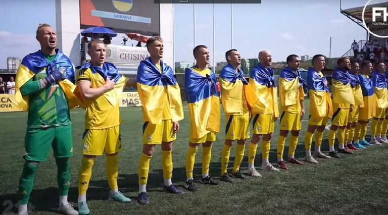 Збірна України з сокки / Скріншот з трансляції