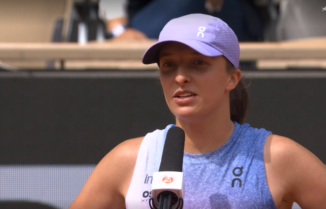 Іга Свьонтек / Скріншот Іга Свьонтек / Скріншот