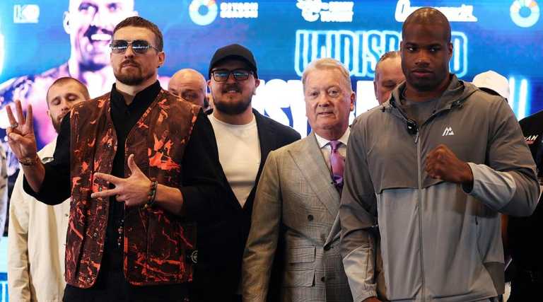 Усик і Дюбуа / Фото Getty Images