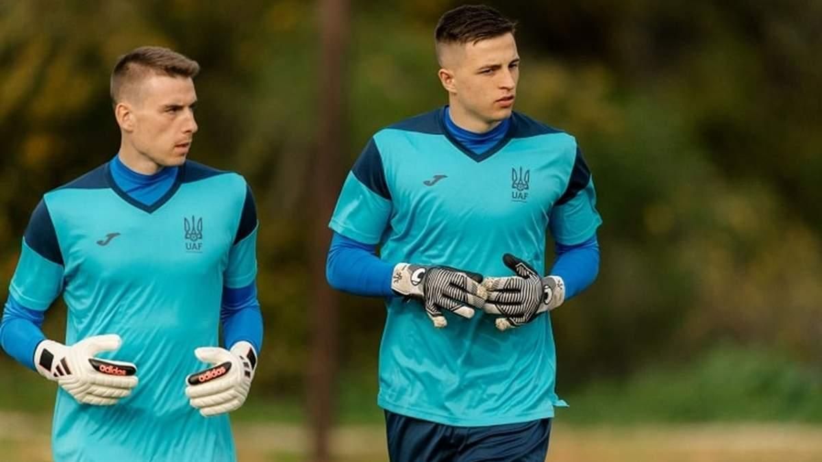 Андрій Лунін та Анатолій Трубін / Фото УАФ 