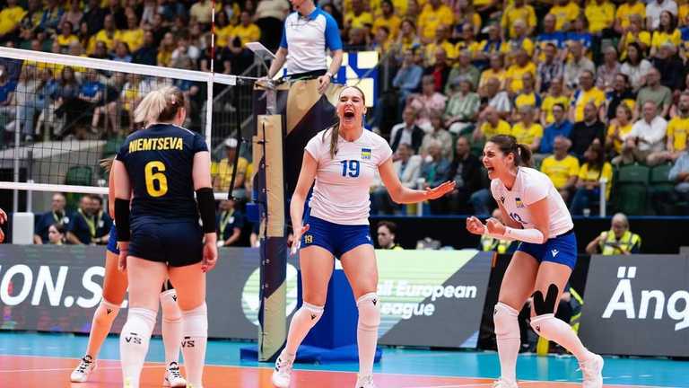 Гравчині збірної України / Фото CEV Гравчині збірної України / Фото CEV